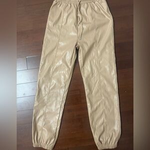 SHEIN Cream Ankle-Length Pants